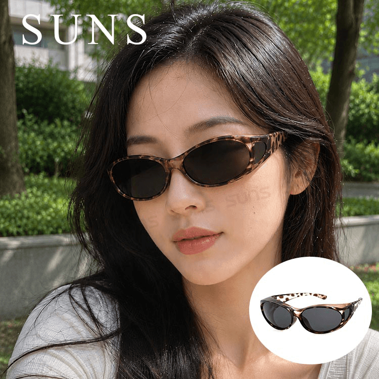 【suns】沙沙灰偏光太陽眼鏡  抗UV400 (可套鏡) 0