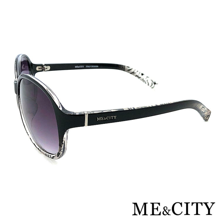 【ME&CITY】 時尚歐美透明紋路太陽眼鏡 抗UV (ME 1219 L01) 8