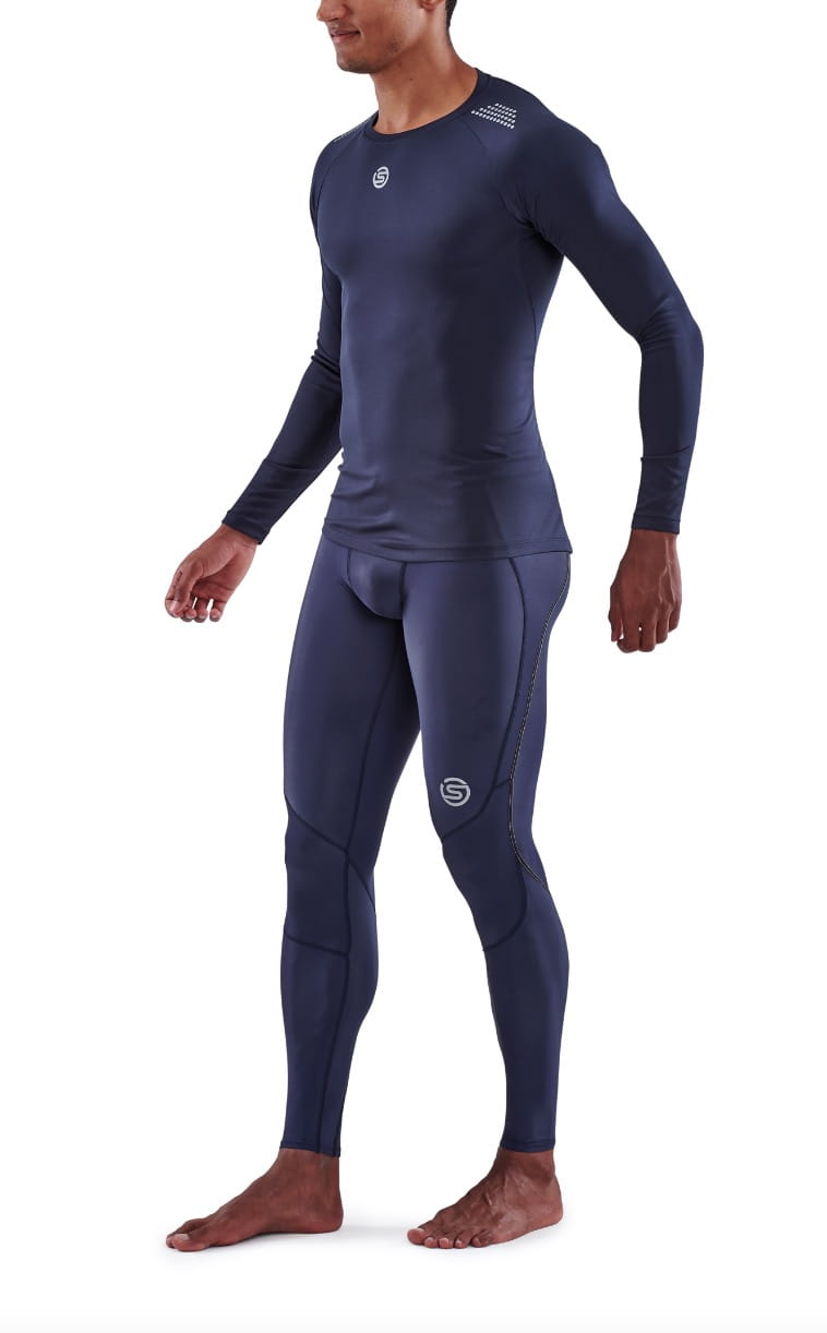 【澳洲SKINS壓縮服飾】澳洲SKINS-3訓練級長袖排汗衣(男)海軍藍ST0150456(共四色) 6
