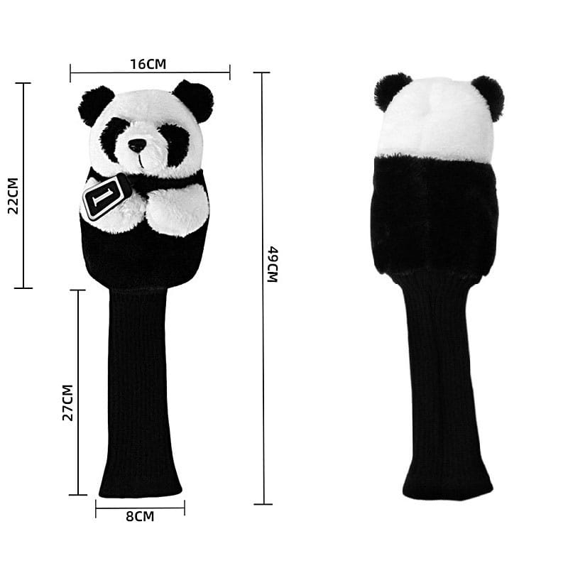 GOLF立體動物1號木球桿桿套 老虎/熊貓 高級絨毛-萌萌可愛動物造型保護套【GF21005】 5