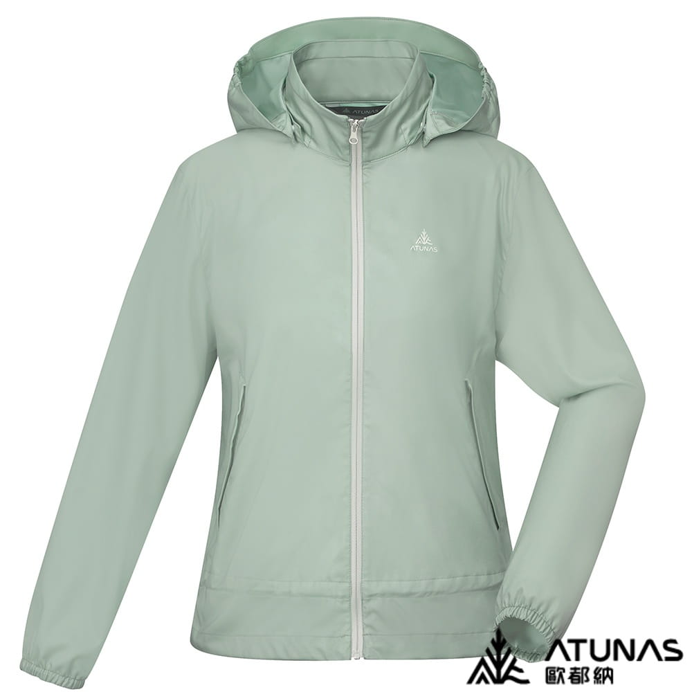 ATUNAS歐都納女款蚊瘋不動涼感外套(A1GA2511W鼠尾草綠/防曬外套/防蚊外套/涼感) 0