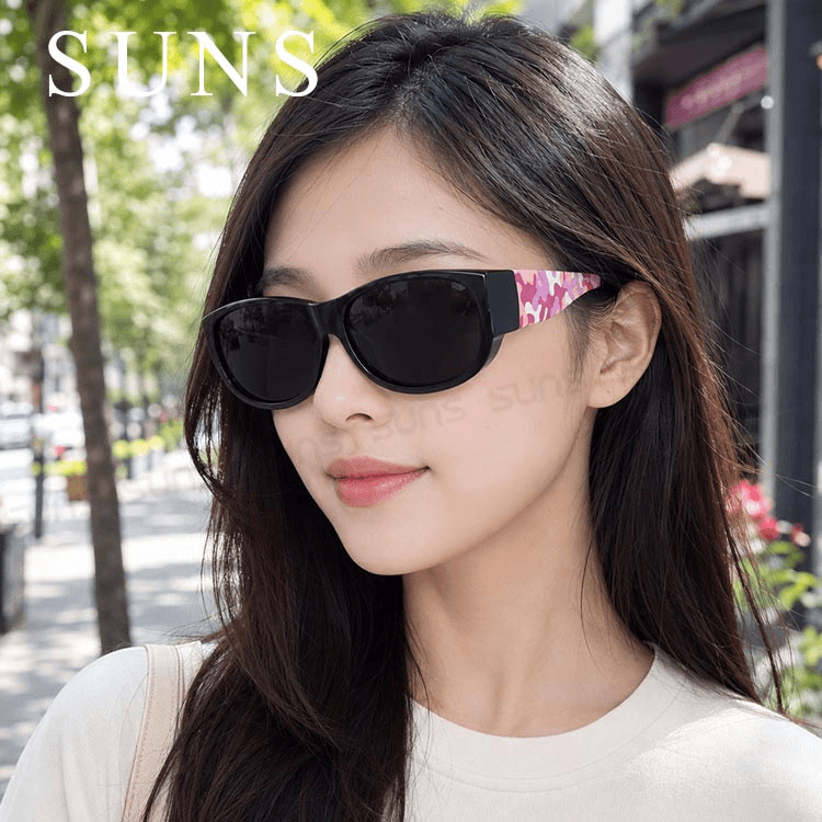 【suns】MIT偏光太陽眼鏡 迷彩粉 抗UV400 (可套鏡) 2