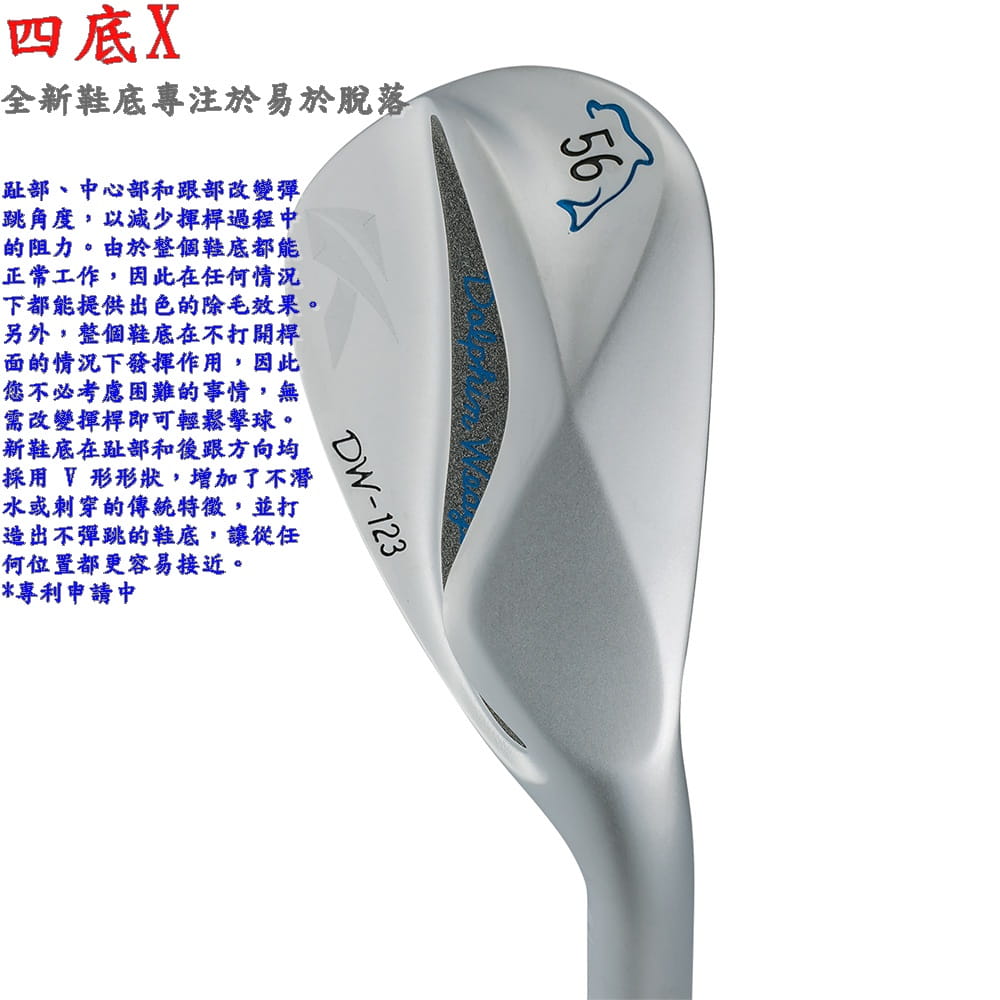 【CAIYI 凱溢】Kasco Dolphin Wedge DW-123 銀色挖起桿 10