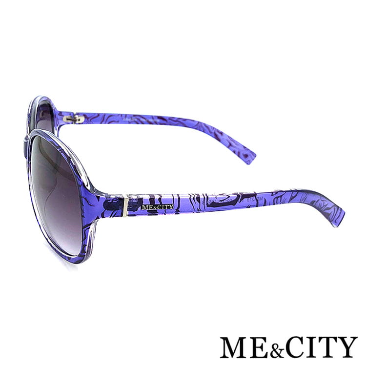 【ME&CITY】 時尚歐美透明紋路太陽眼鏡 抗UV (ME 1219 H01) 11