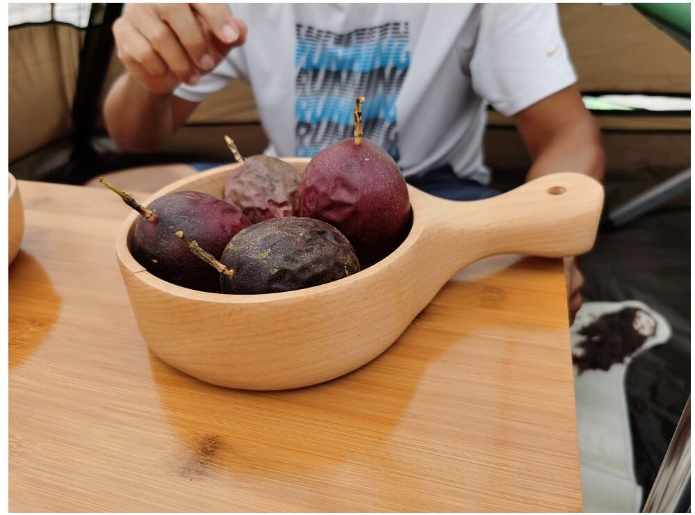 zakka創意韓式餐具 木質帶柄泡菜碗 1