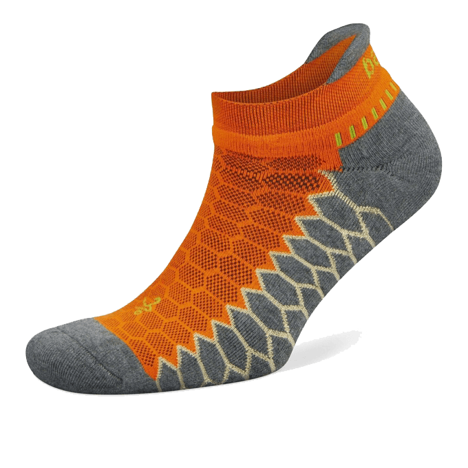 南非國寶襪Balega-Silver銀纖維短筒襪/跑步襪/運動襪-橘銀 0