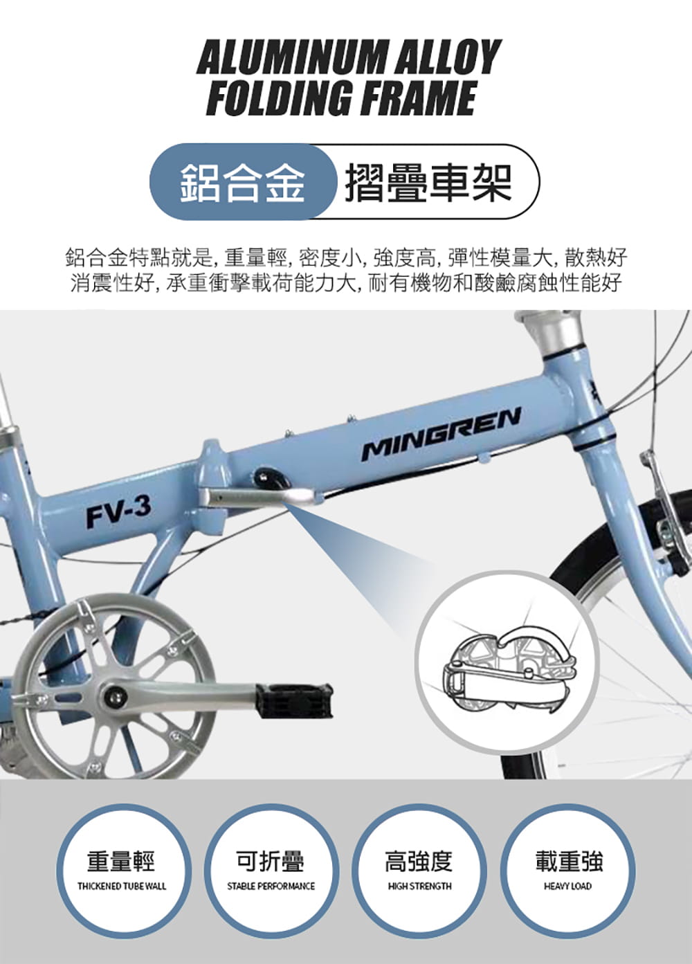BIKEDNA MG2 20吋52T CNC大盤7速SHIMANO城市通勤折疊自行車便捷換檔超輕小折 3
