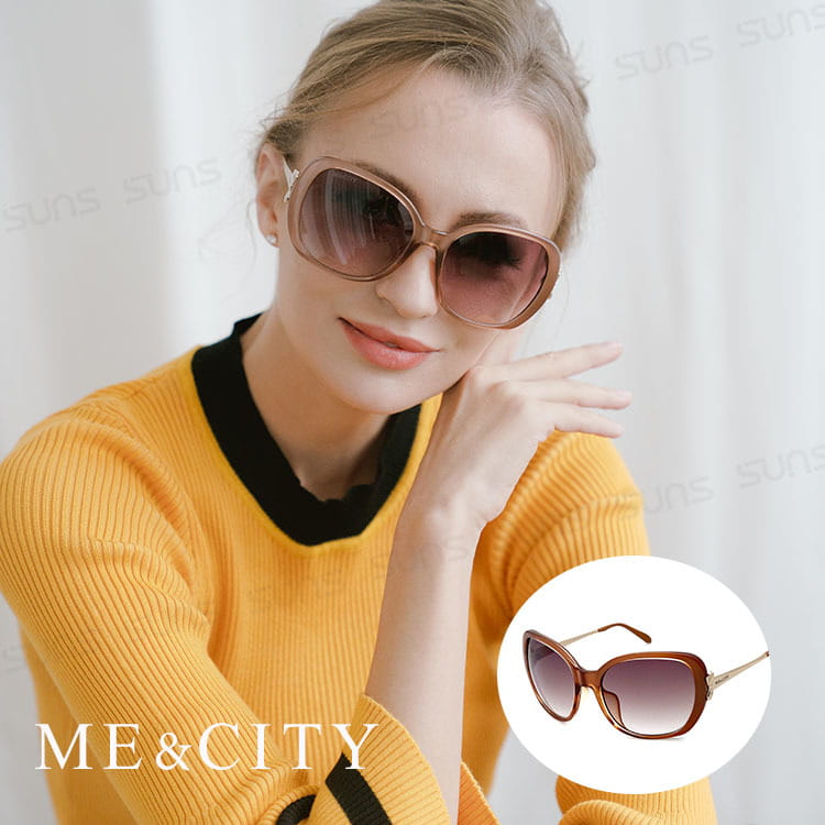 【ME&CITY】 典藏高貴蝴蝶結太陽眼鏡 抗UV (ME 120021 J362) 0