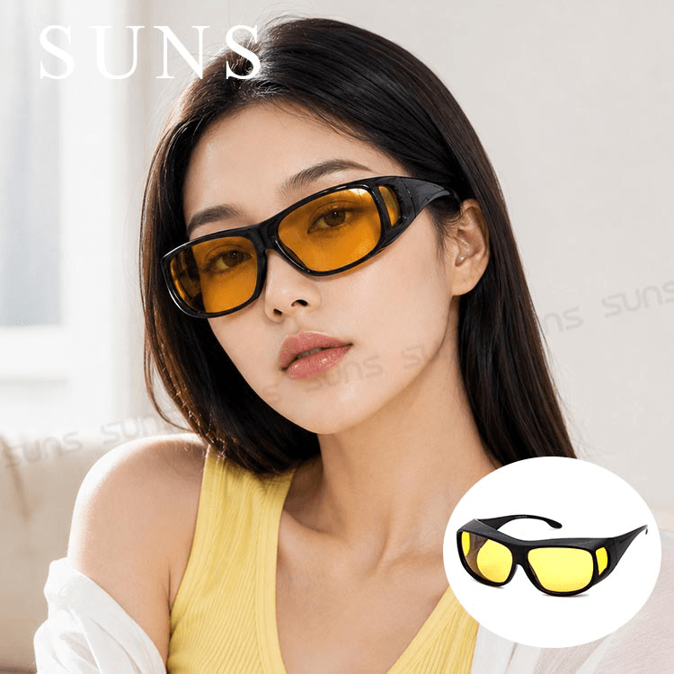 【suns】MIT夜視偏光套鏡 抗UV (可套式) 0