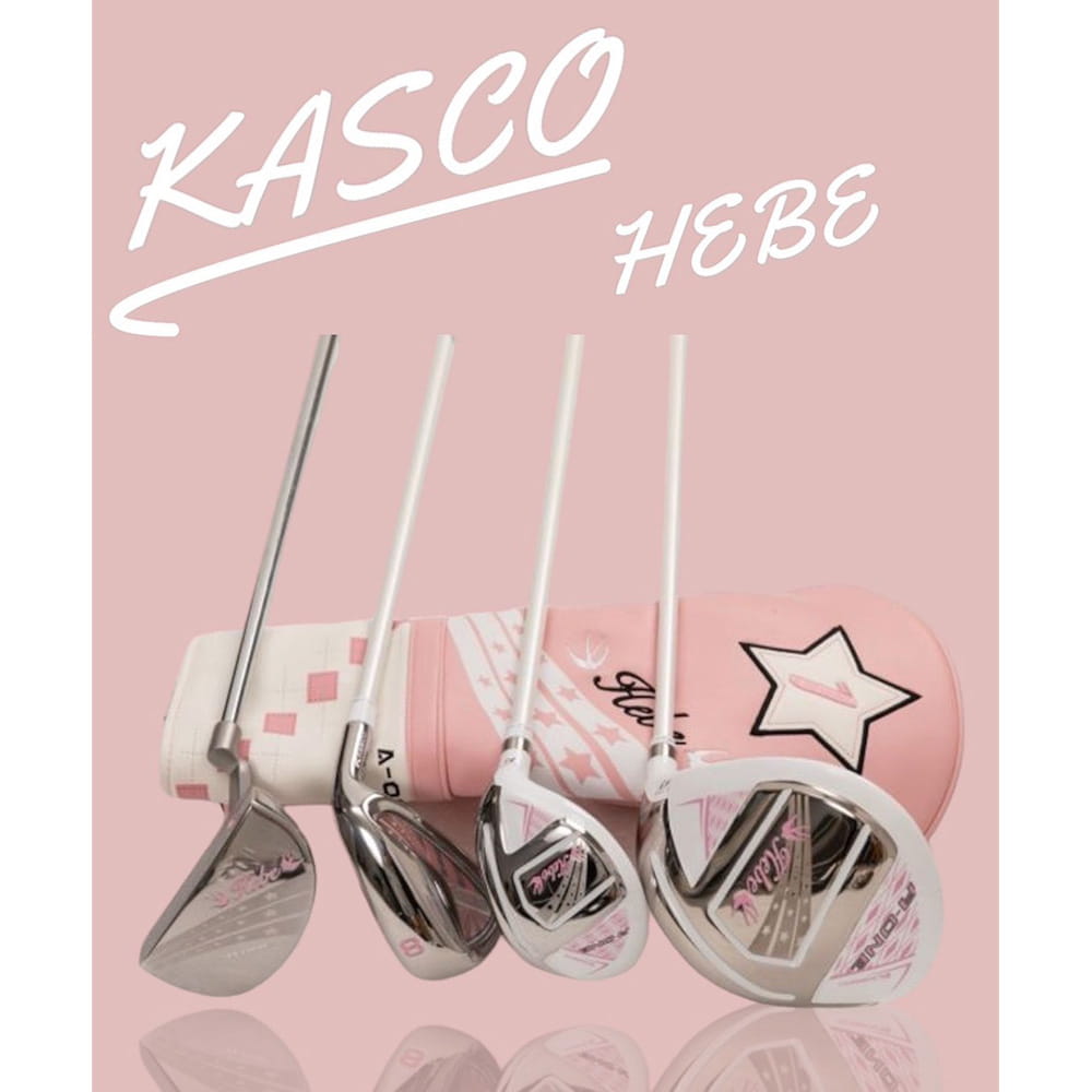 【CAIYI 凱溢】Kasco高爾夫球桿 Hebe Ladies 女生套桿組 #1木,#U5鐵木,+#7-P+S+1推 2