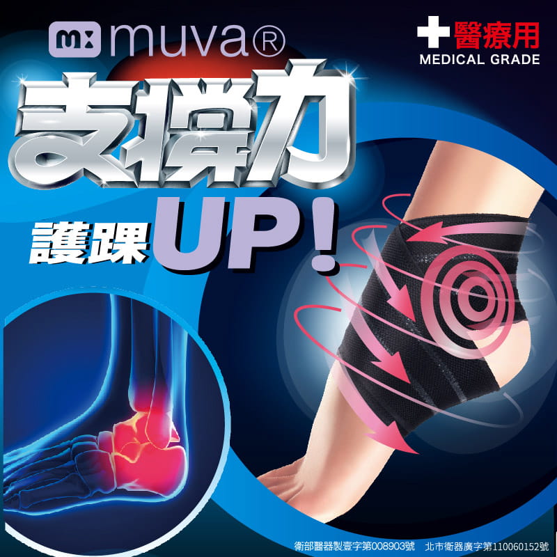 muva可調式透氣舒適護踝 0