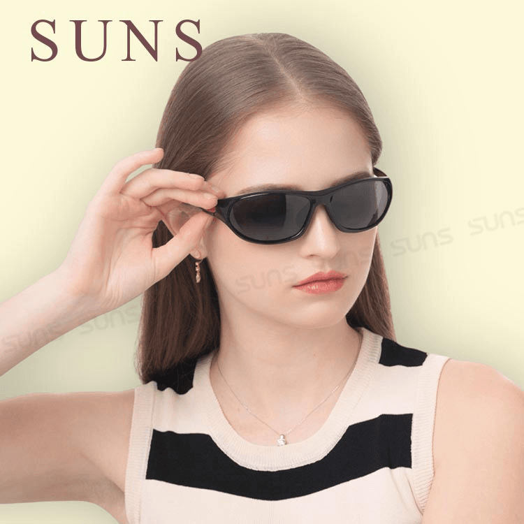【suns】運動偏光眼鏡 可調式鼻墊 防滑設計/包覆性好 抗UV400 S4023 1