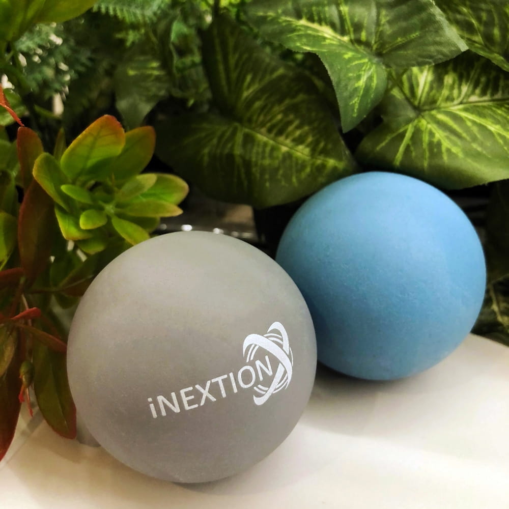 【INEXTION】Therapy Balls 筋膜按摩療癒球(2入) - 淺藍+天灰 台灣製 3