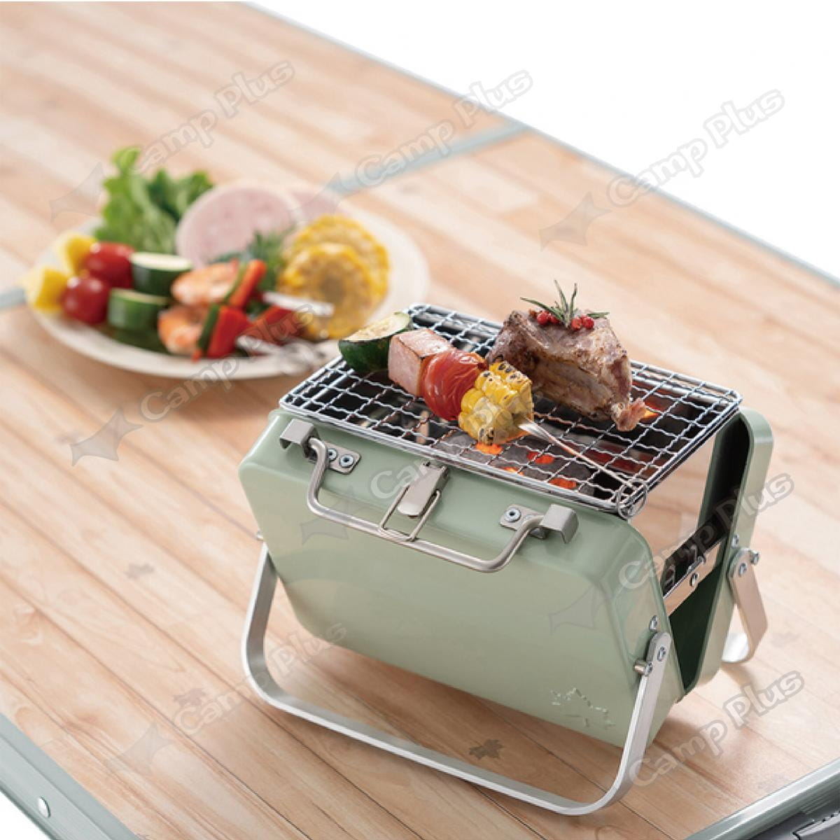 【LOGOS】手提箱型烤肉爐迷你型_LG81060970 (悠遊戶外) 7