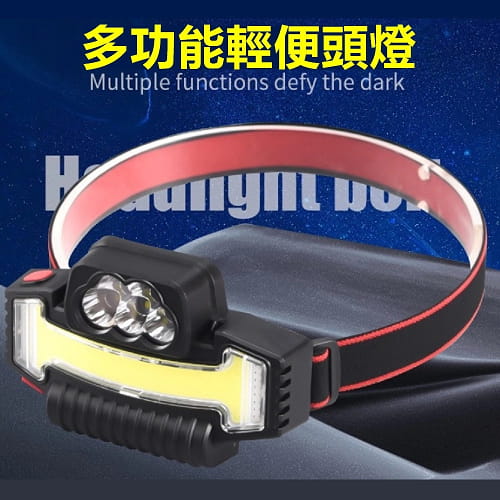 【TX】特林XPG+COB多光源多用途輕便頭燈(HD-W685) 1