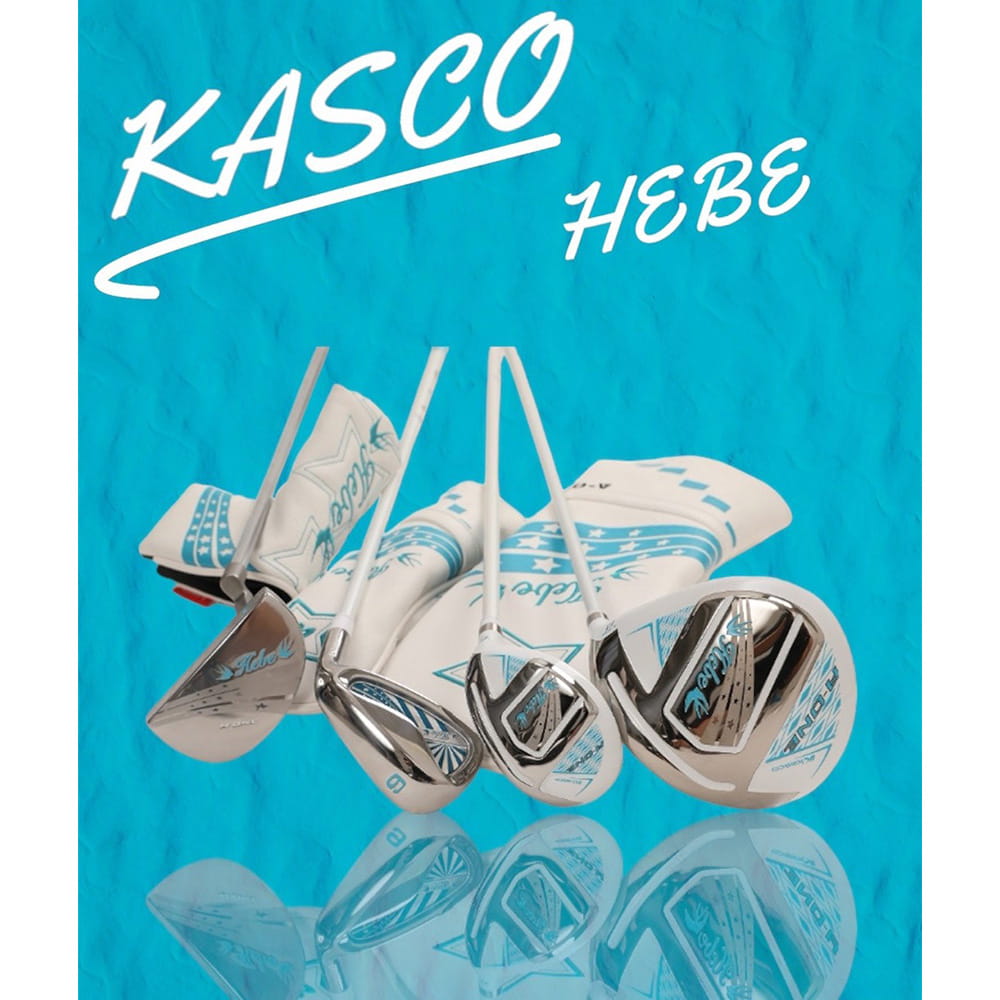 【CAIYI 凱溢】Kasco高爾夫球桿 Hebe Ladies 女生套桿組 #1木,#U5鐵木,+#7-P+S+1推 4