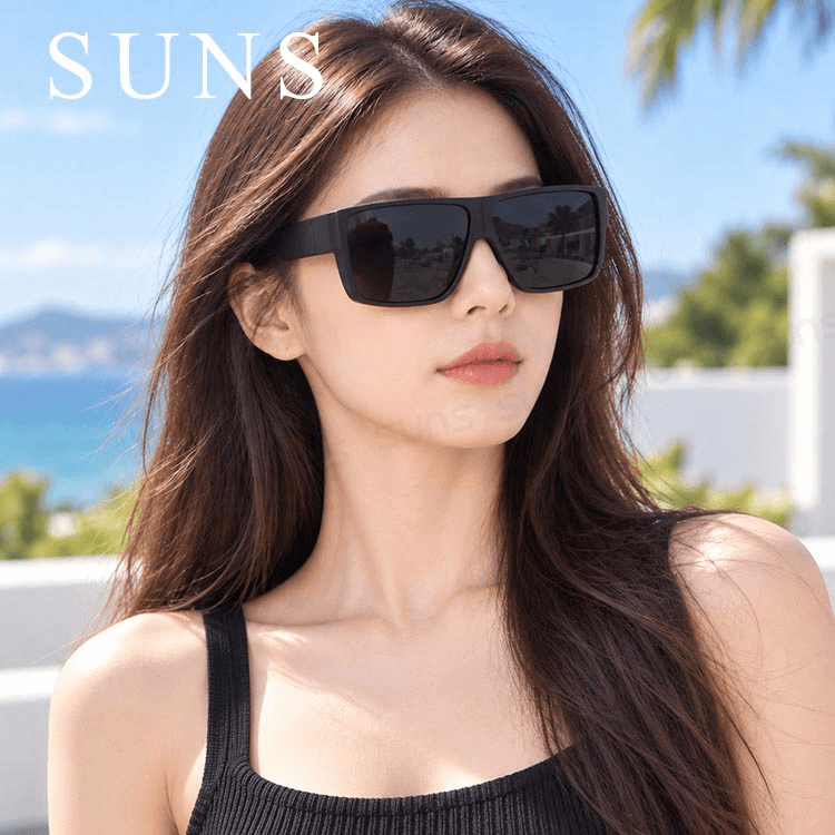 【suns】時尚特大框偏光墨鏡/套鏡 抗UV400 (可套鏡) N024 2