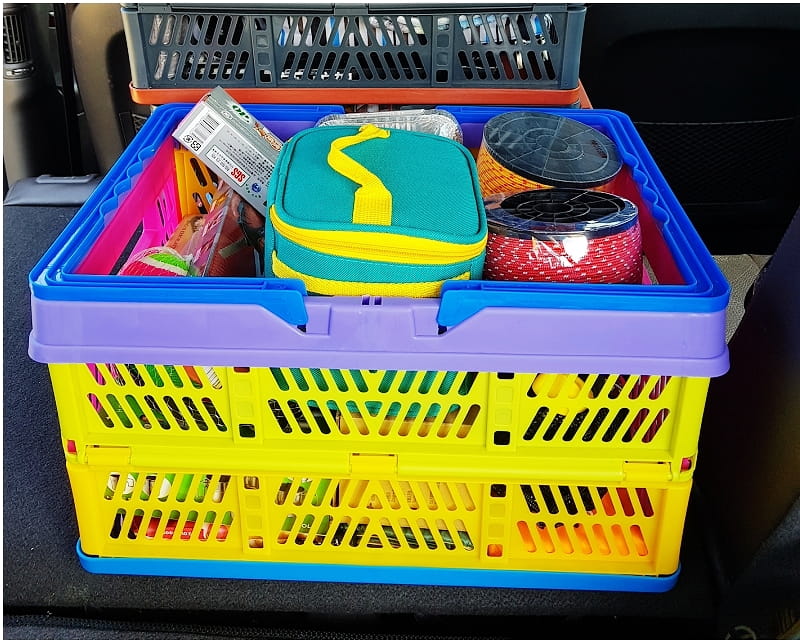功能收納筐手提籃車載置物籃整理箱PP塑料整理箱 1