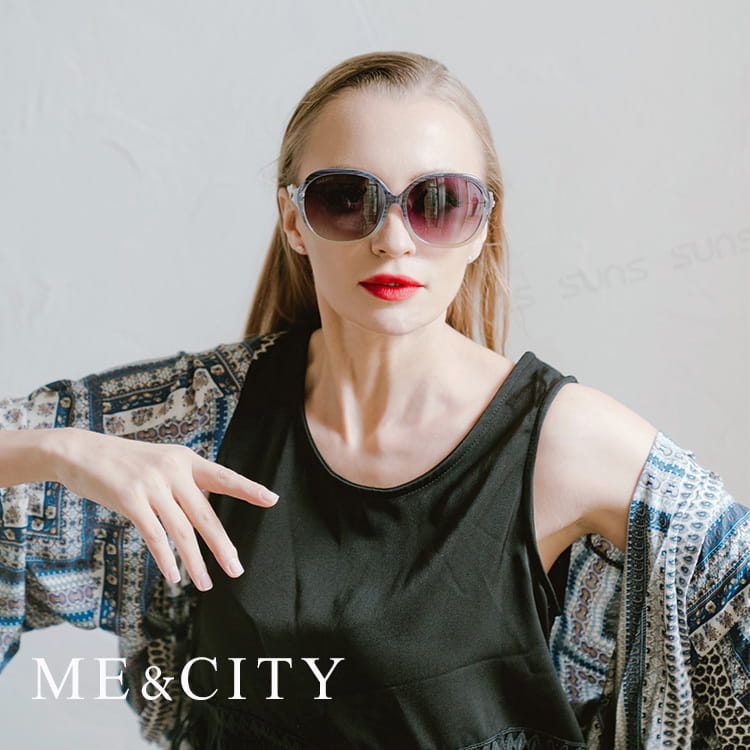 【ME&CITY】 甜美時尚大框太陽眼鏡 抗UV(ME 1210 J99) 5