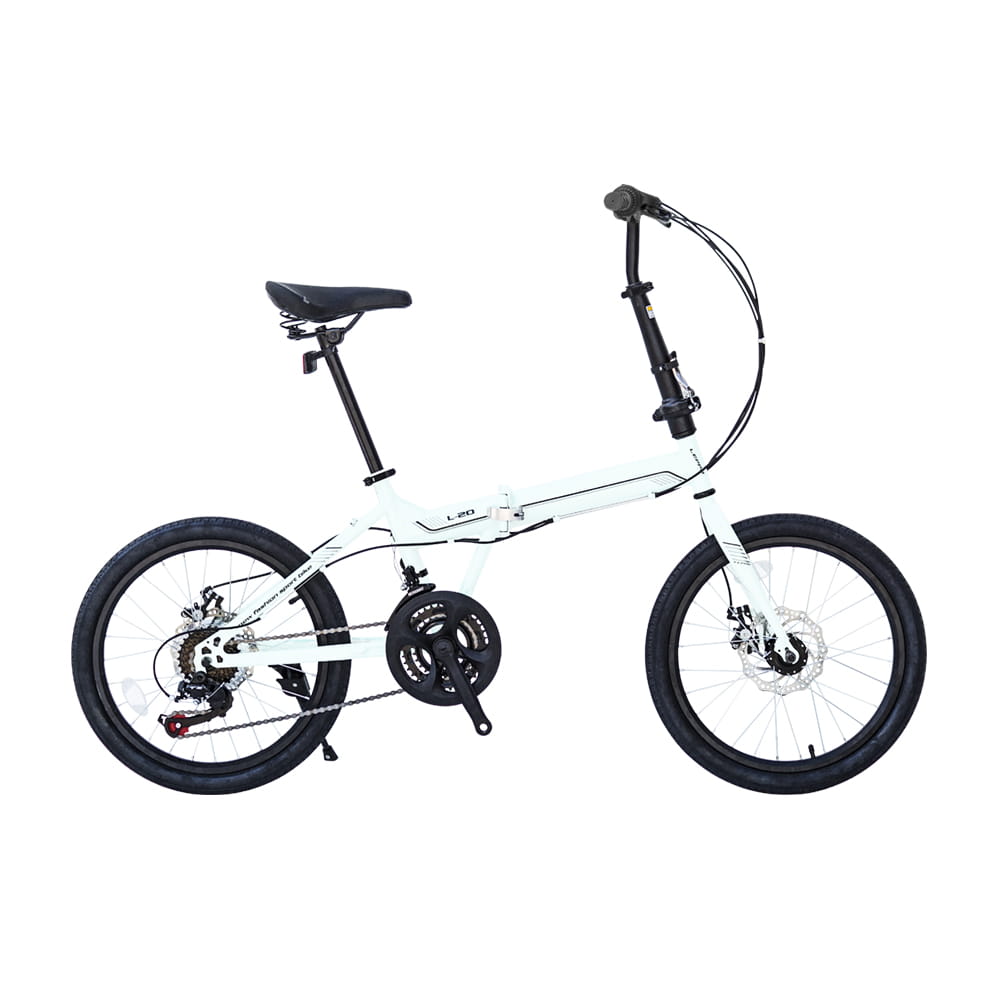 BIKEONE L20 DISC 20吋21速日本轉把SHIMANO變速系統碟煞摺疊車簡約設計風格 0