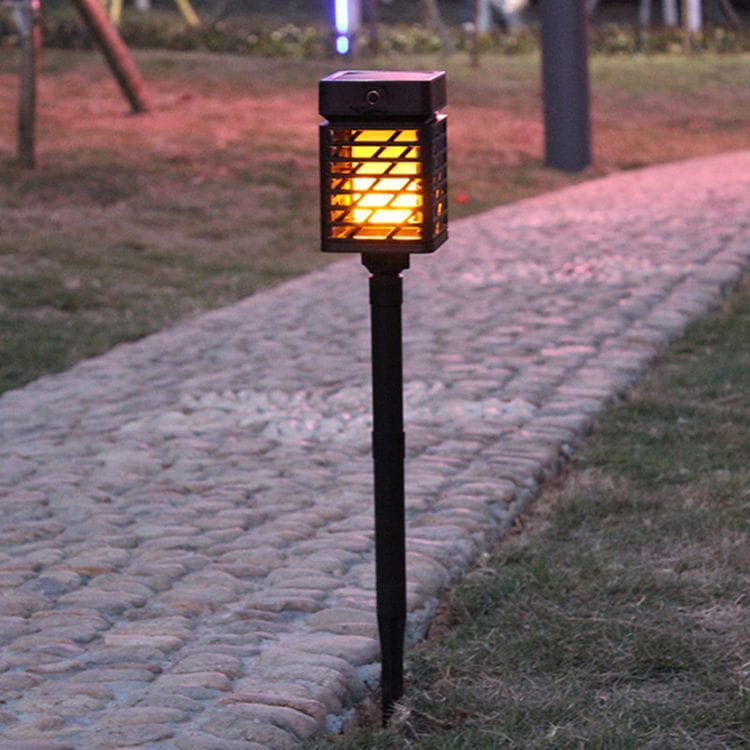 太陽能LED仿火焰草坪燈 11