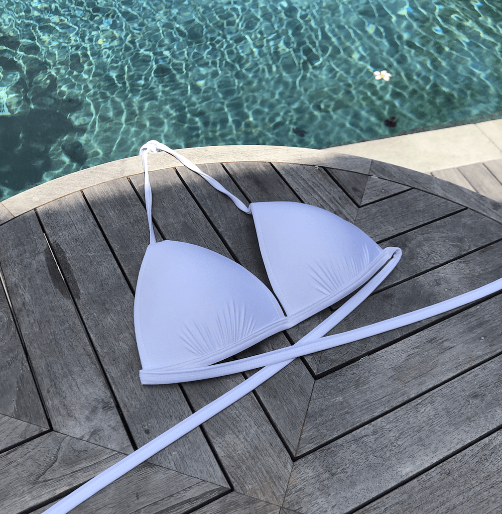 【SeasonsBikini】泳衣美胸集中比基尼【上衣】-純潔白 5