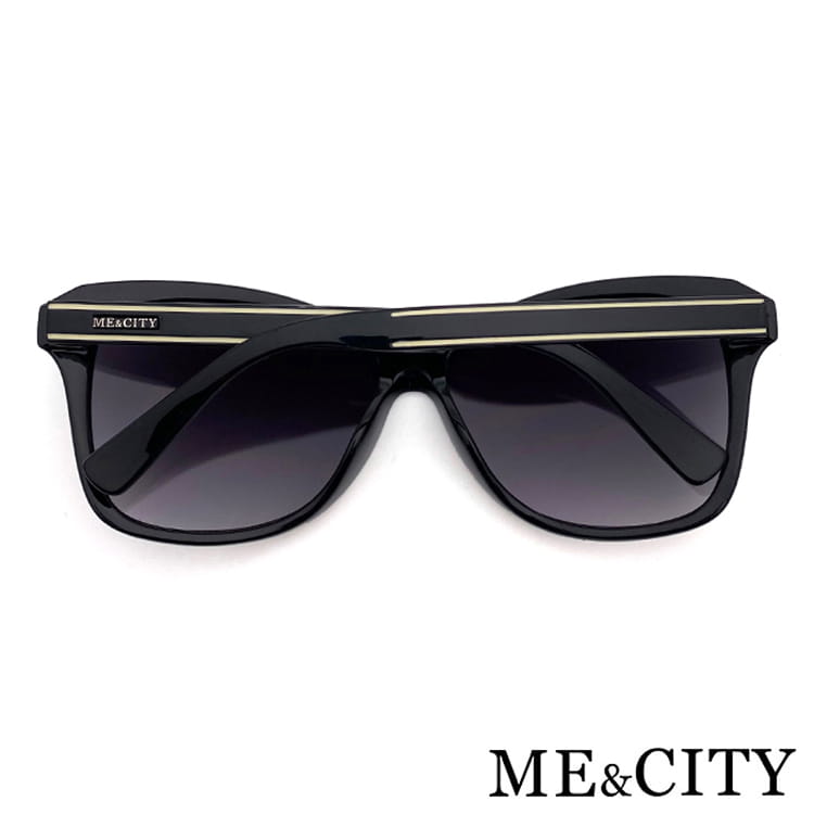 【ME&CITY】 極簡約雙色時尚太陽眼鏡 抗UV (ME 120024 L000) 14