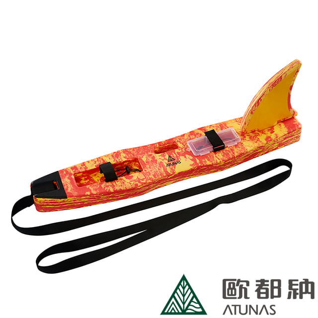 (登山屋)ATUNAS 歐都納 水上漂橫渡專用浮標+尾鰭手寫板(鯊魚鰭) 2938 0