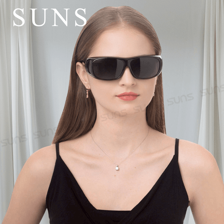 【suns】MIT偏光太陽眼鏡 酒紅色 抗UV400 (可套鏡) 5