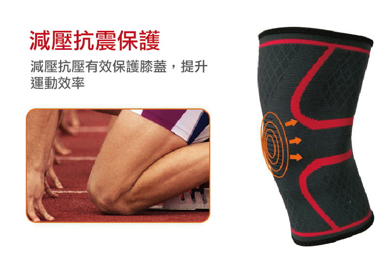 運動防護護膝腳踝護具（1入） 4