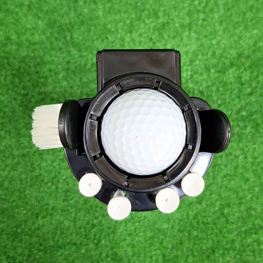 高爾夫夾式收納球筒杯/球座 收納三顆球附木TEE 可夾腰間/球袋側【GF04032】 6