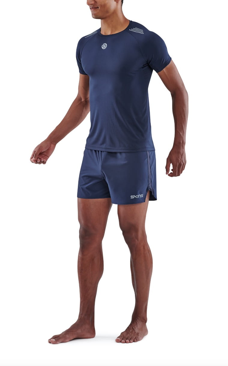 【澳洲SKINS壓縮服飾】澳洲SKINS-3訓練級短袖排汗衣(男)海軍藍ST0150455(共四色) 6