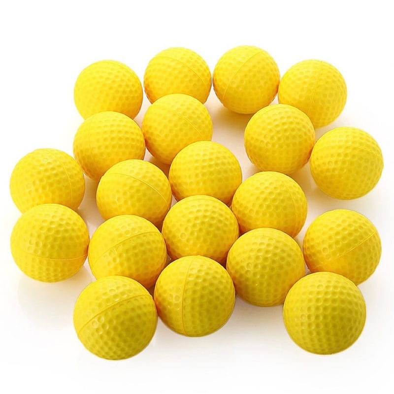 高爾夫室內PU練習球 (單顆入) 軟球 訓練球 室內揮桿練習 (顏色隨機)【GF08003-1】 6