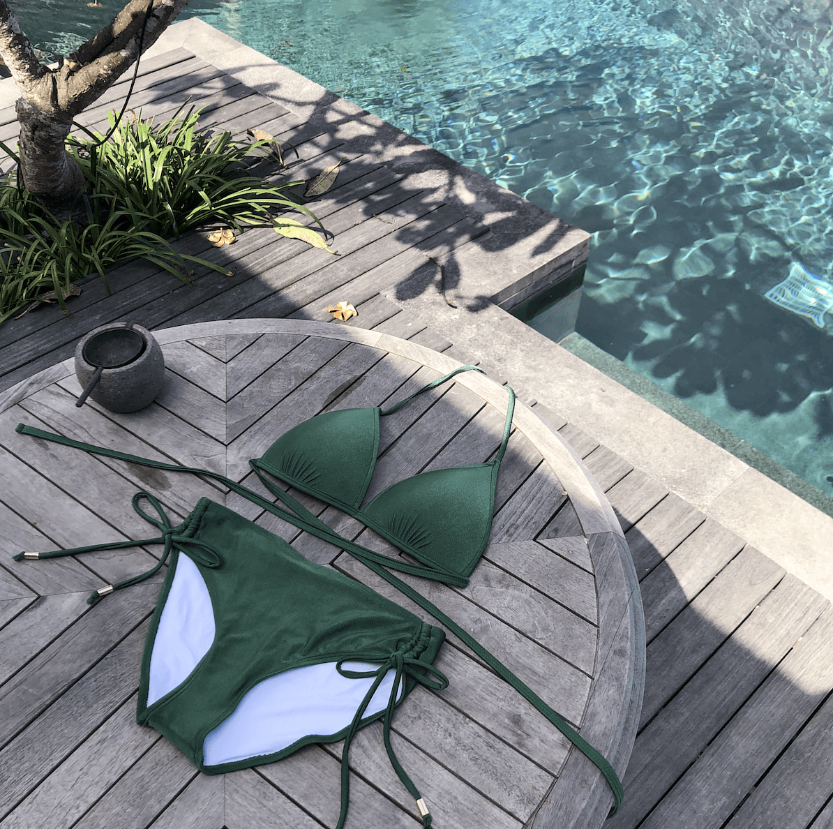 【SeasonsBikini】美胸美臀比基尼綁帶【泳褲】-顯白綠 2