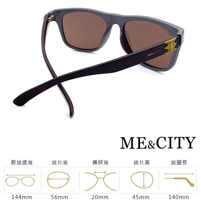 【ME&CITY】 時尚性格太陽眼鏡 抗UV(ME 110018 J021) 7