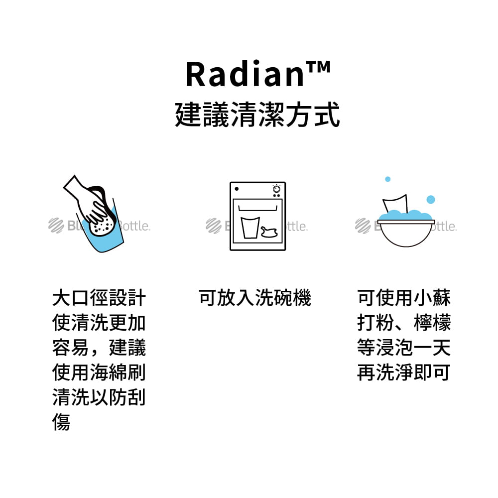 【Blender Bottle】Radian系列-雙璧真空絕緣不鏽鋼旋蓋直飲搖搖杯26oz 7