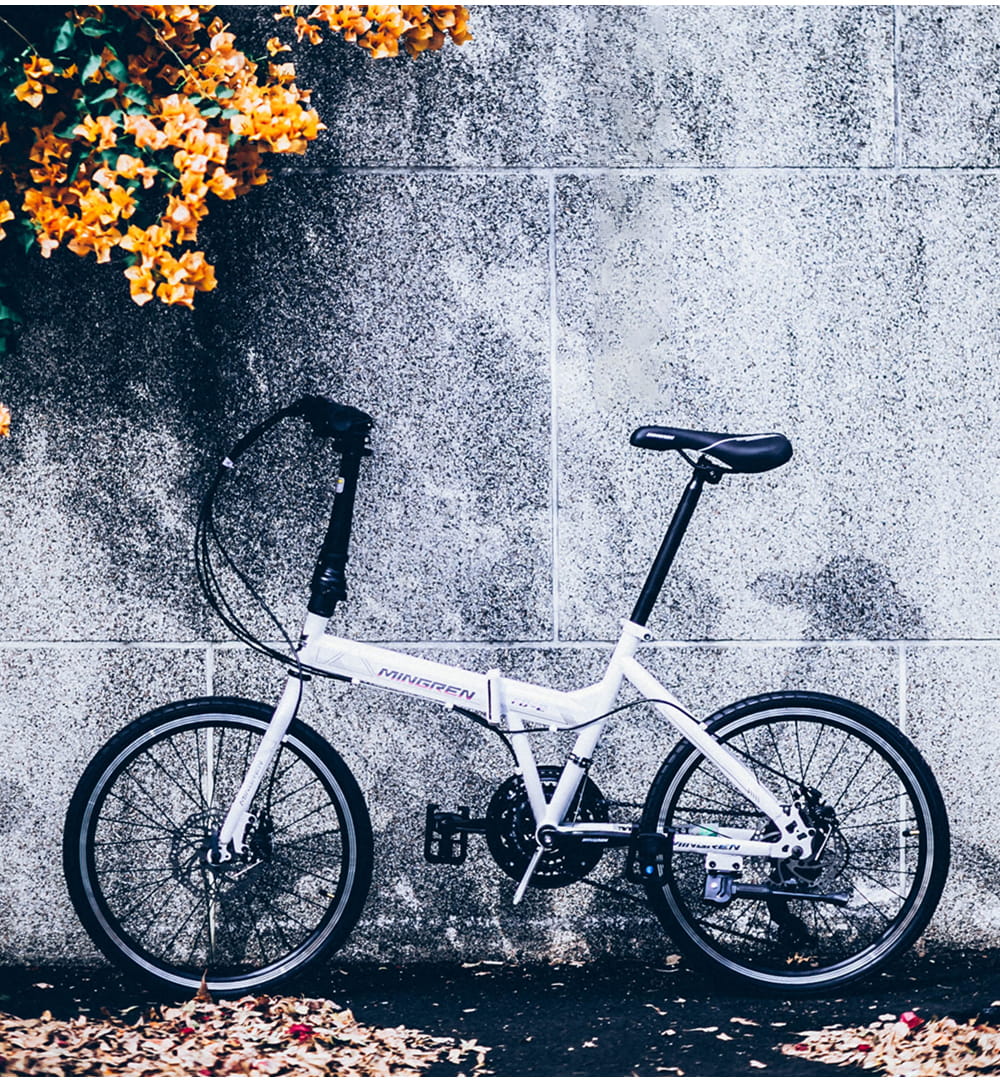 BIKEONE MG7 PLUS 20吋24速SHIMANO碟煞折疊車451輪組小跑指撥煞變合一定位 17