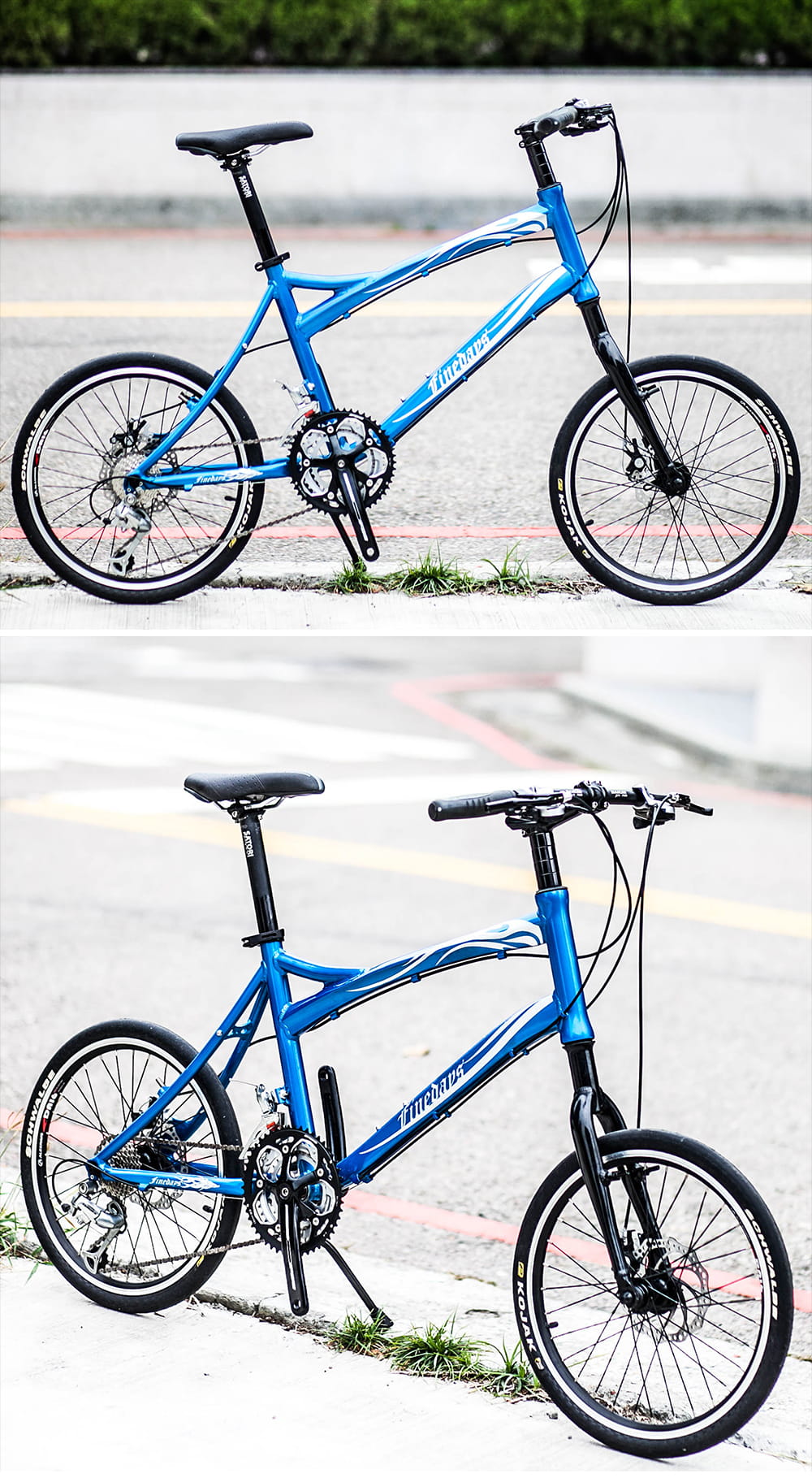 SPORTONE U3 PLUS 20吋27速鋁合金碟煞小徑車50T極速齒盤SHIMANO全套變速器 16