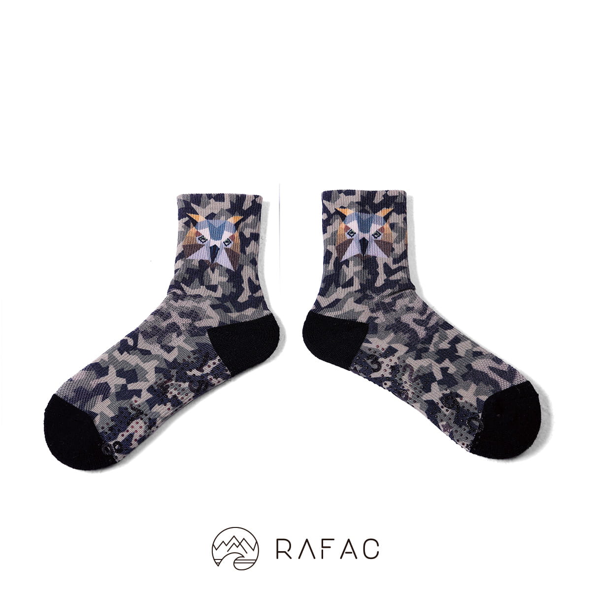 【RAFAC】動動機能童襪 - 迷彩綠 0