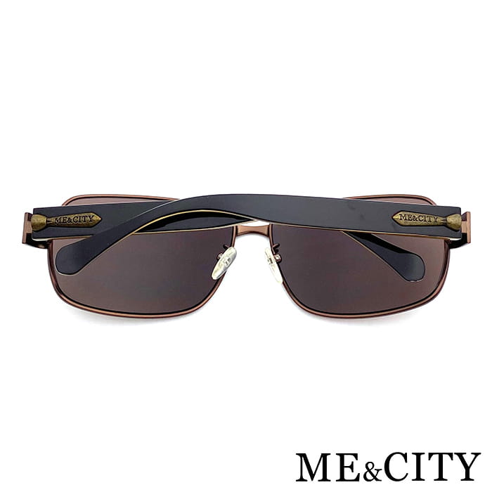 【ME&CITY】 義式紳士質感方框太陽眼鏡 抗UV (ME 110013 J620) 6