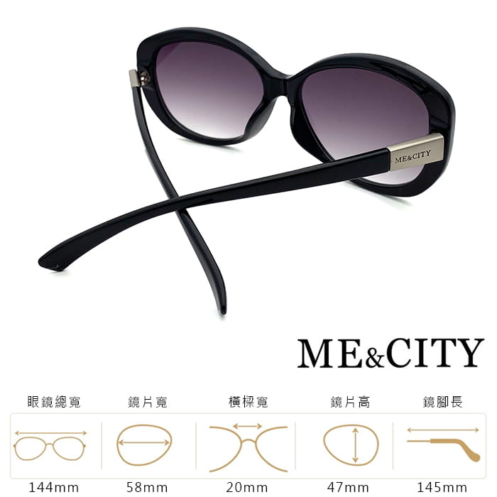 【ME&CITY】 經典簡約太陽眼鏡  抗UV (ME 1202 L01) 11