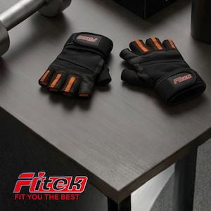 經典牛皮舉重健身手套 GL03【Fitek】 20