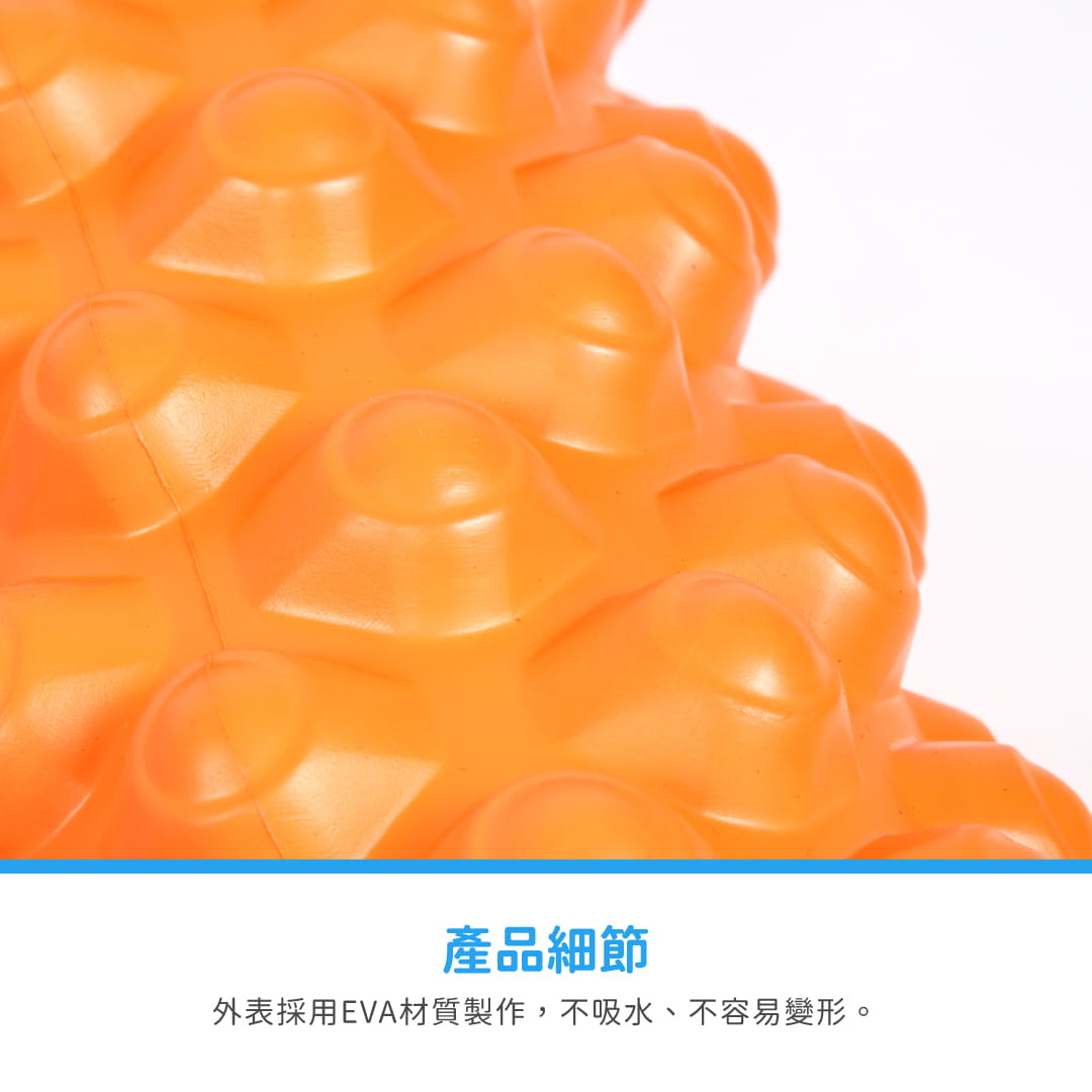 【ABSport】EVA實心瑜珈滾輪（35公分）／實心瑜珈柱／指壓瑜珈棒／按摩滾輪／顆粒／狼牙棒滾筒 2