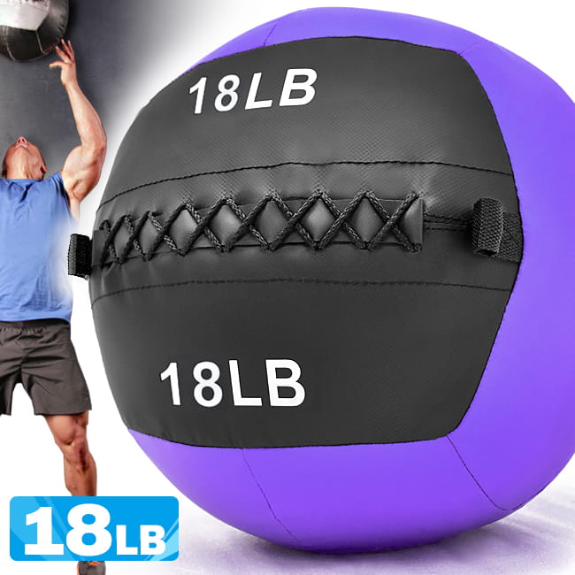 負重力18LB軟式藥球   8KG舉重量訓練球 0