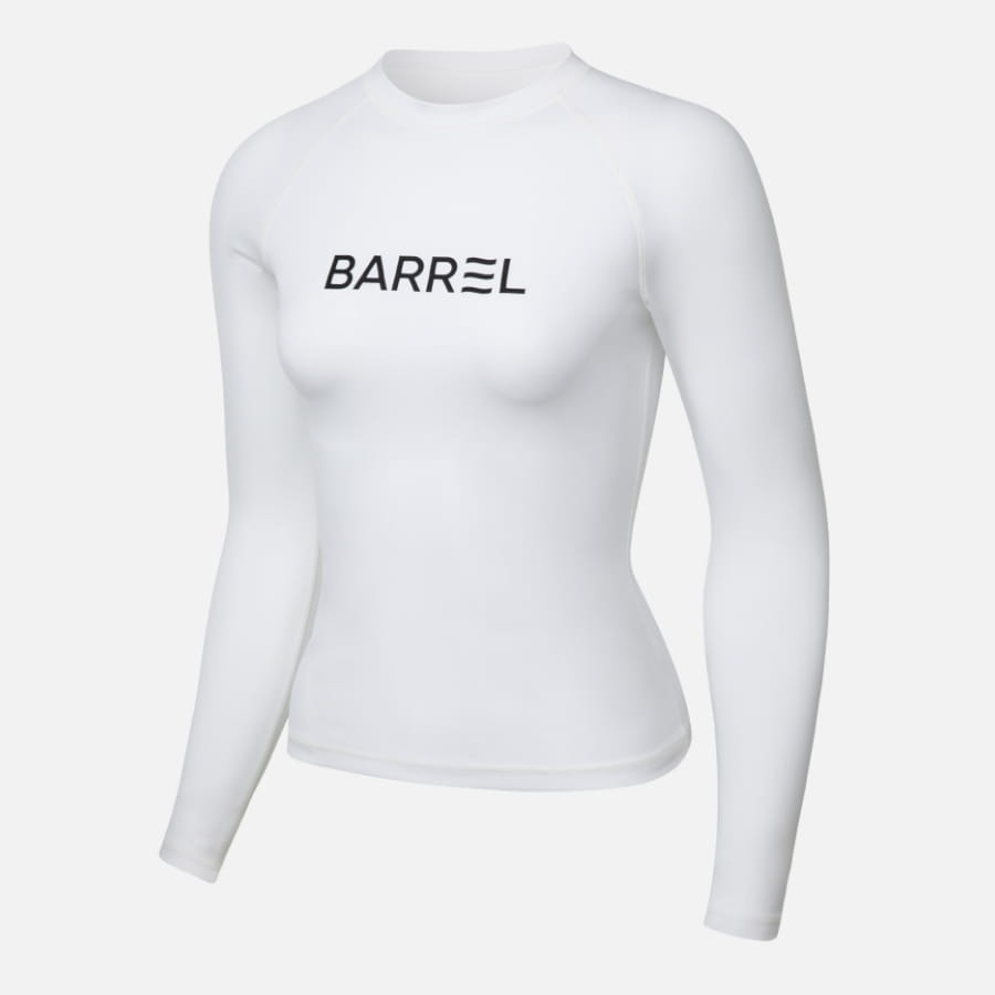 【BARREL】女款素色防曬衣 #WHITE 1