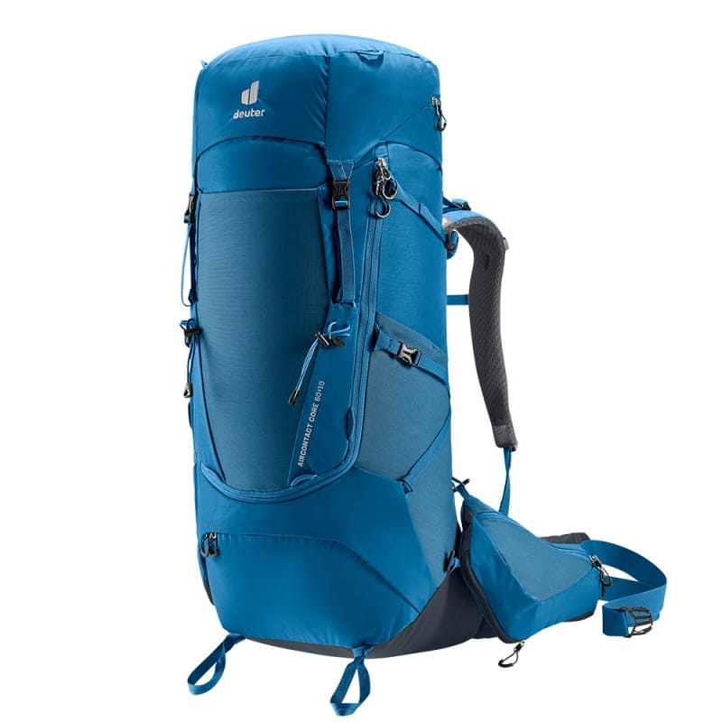 deuter 德國AIRCONTACT CORE拔熱式透氣背包60+10L(3350522藍 1