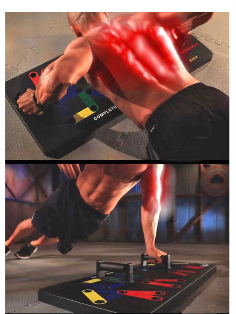 男士俯臥撐訓練板輔助神器健身器材-加寬26種功能 16