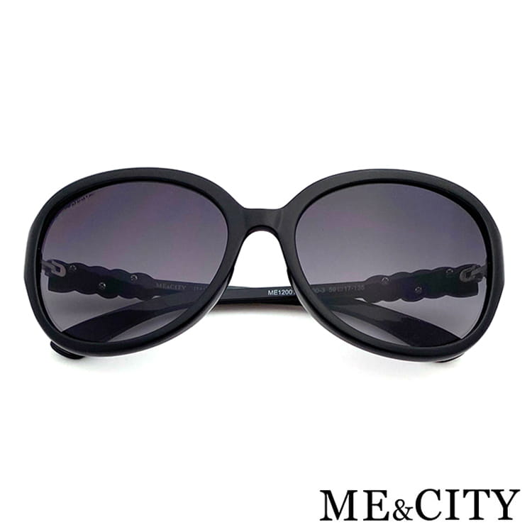 【ME&CITY】 義式古典麻花紋路太陽眼鏡 抗UV (ME 120017 C000) 7