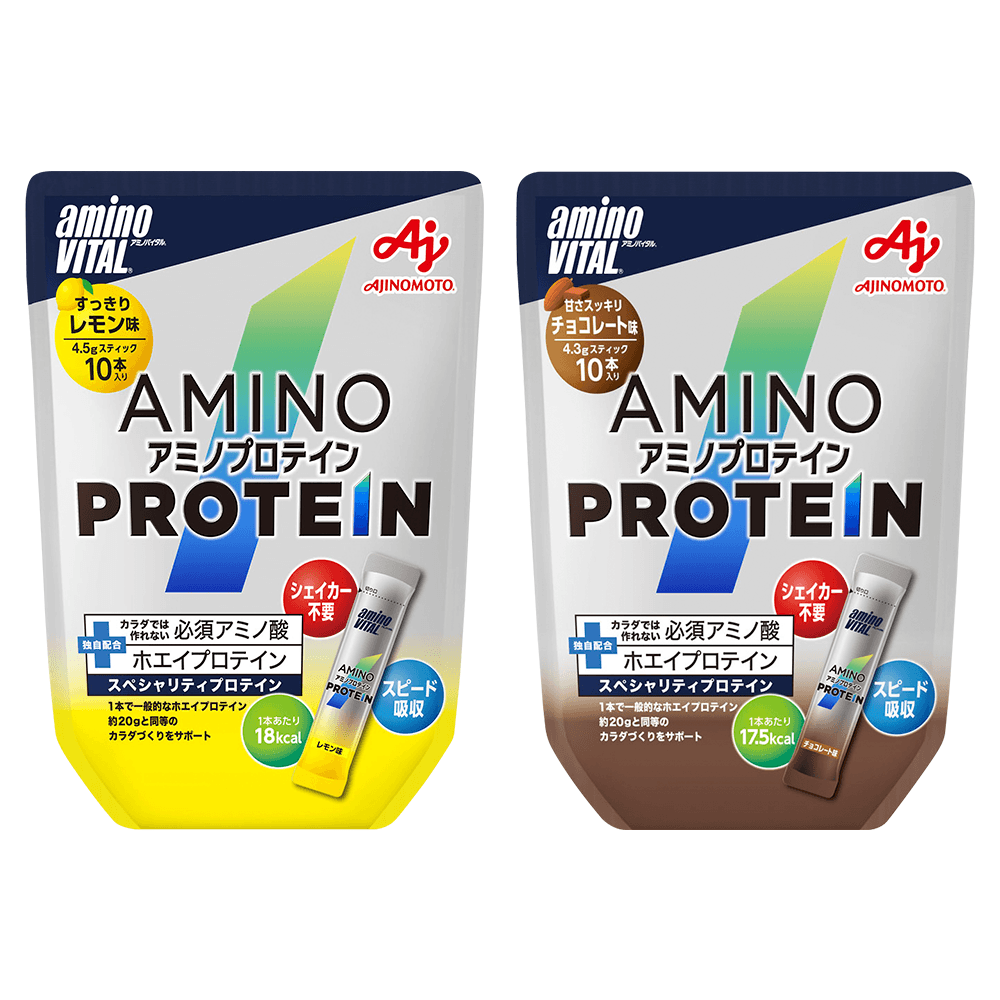 【aminoVITAL】AMINO PROTEIN【胺基酸乳清蛋白】10小包入 (巧克力/檸檬) 0