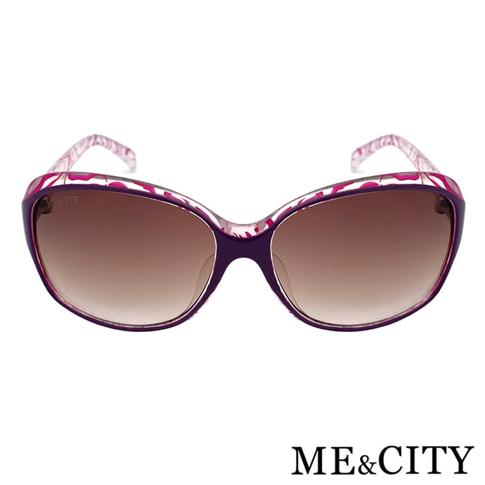 【ME&CITY】 皇室風格紋路簡約太陽眼鏡 抗UV (ME 120001 H432-2) 5